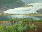 Buy Glacier Art Print - Juneau's Glacier 5.6" x 7.5"